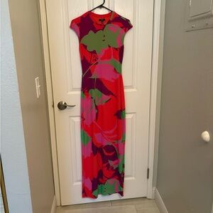 Colorful Floral Maxi Dress